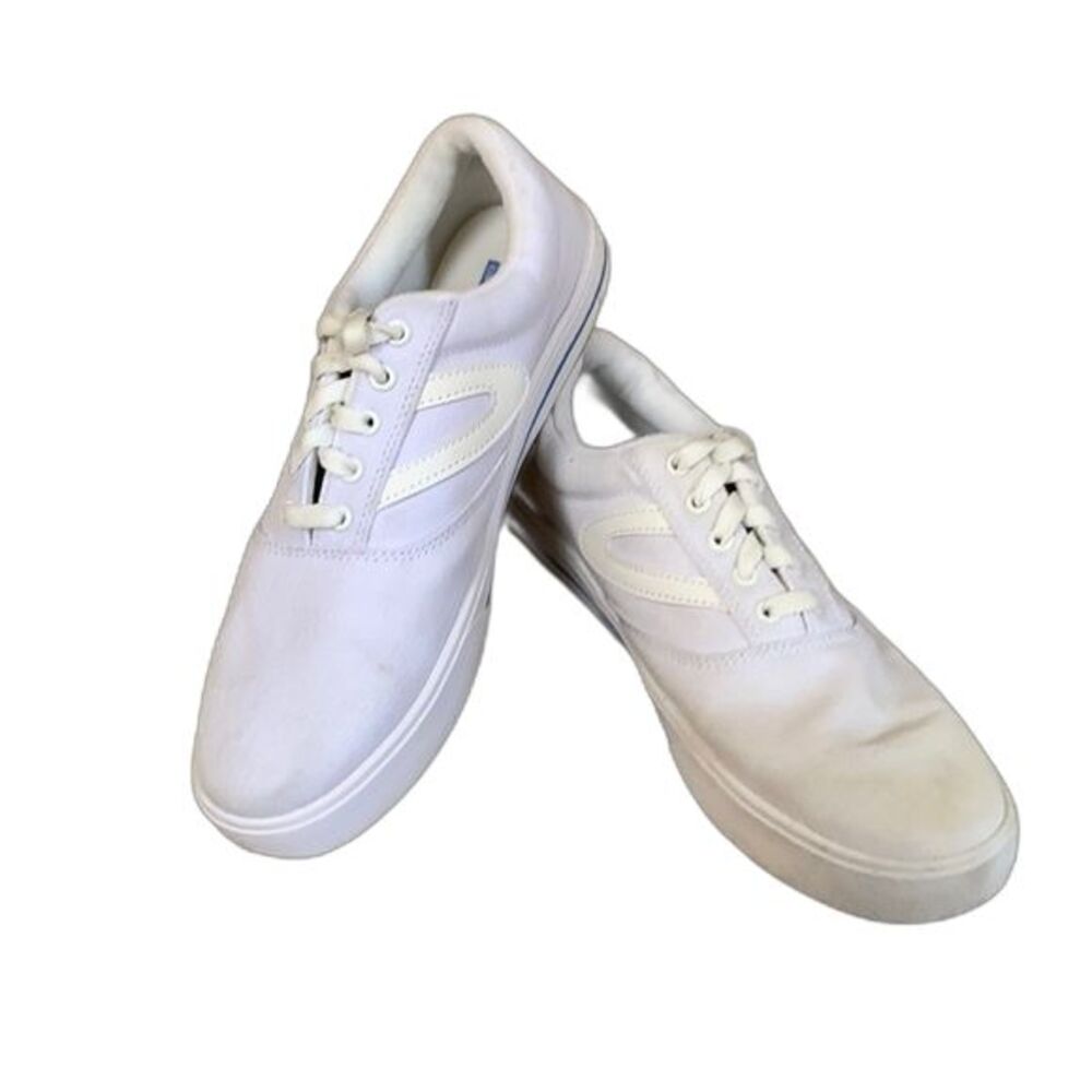 Tretorn Nylite White Canvas Memory Foam Lace Up S… - image 1
